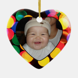 Babys First Christmas Photo Gift Tag & Ornament