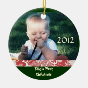 Baby's First Christmas Photo Ornament