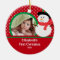 Babys First Christmas Photo Ornament Snowman