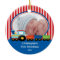 Baby's First Christmas Photo Ornament Train Boy
