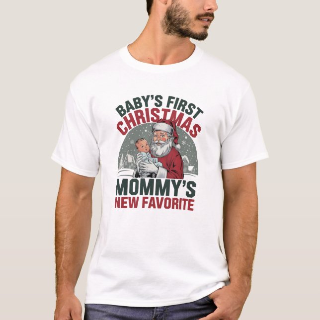 Baby's First Christmas T-Shirt (Front)