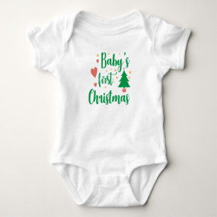 Baby's first Christmas T-Shirt Baby Bodysuit