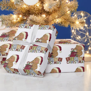 Baby's First Christmas wrapping paper