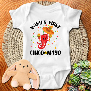 Baby's First Cinco de Mayo Baby Bodysuit