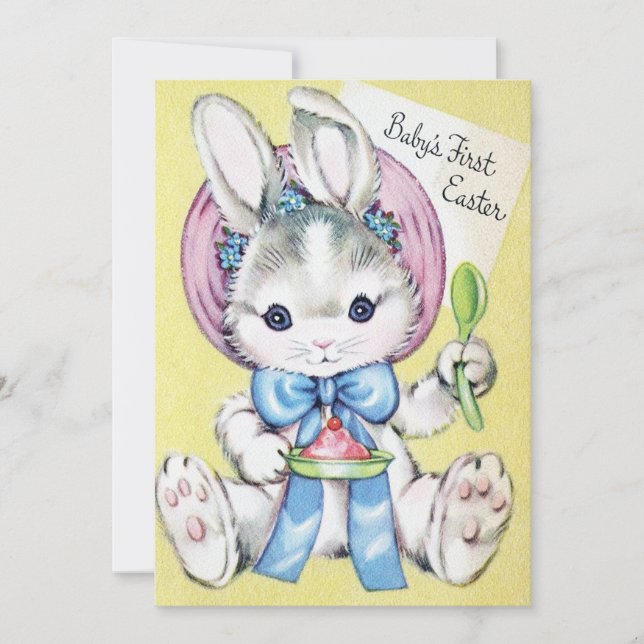 Baby's First Easter add message card (Front)