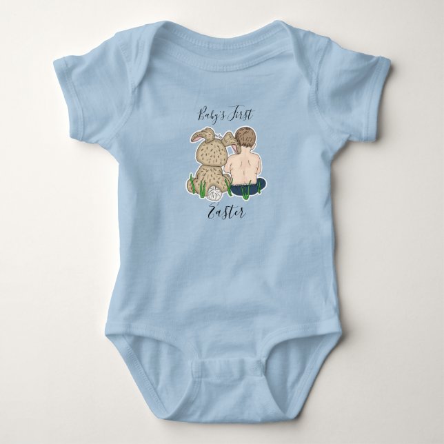 Baby's First Easter Baby  Bodysuit (Front)