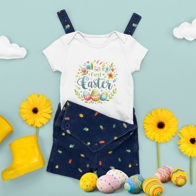 Baby's First Easter Bunny  Baby Bodysuit (Creator Uploaded)