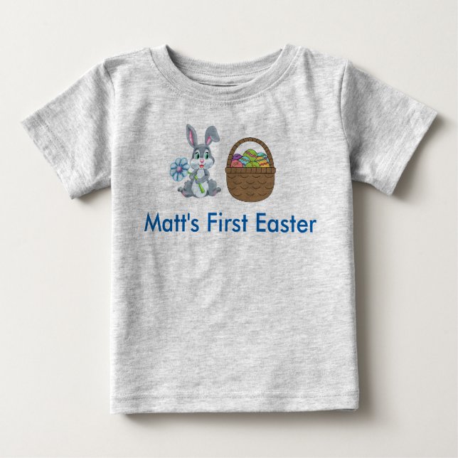 Baby's First Easter Merchandise Baby T-Shirt (Front)