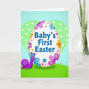Babys First Easter Season Card
