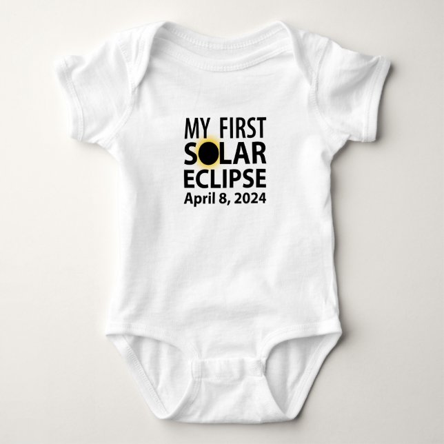Baby's First Eclipse Baby Bodysuit (Front)