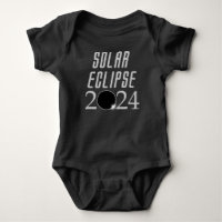 Baby's First Eclipse Solar Eclipse 2024 baby shirt
