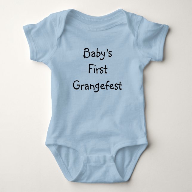 Baby's First Grangefest Baby Bodysuit (Front)