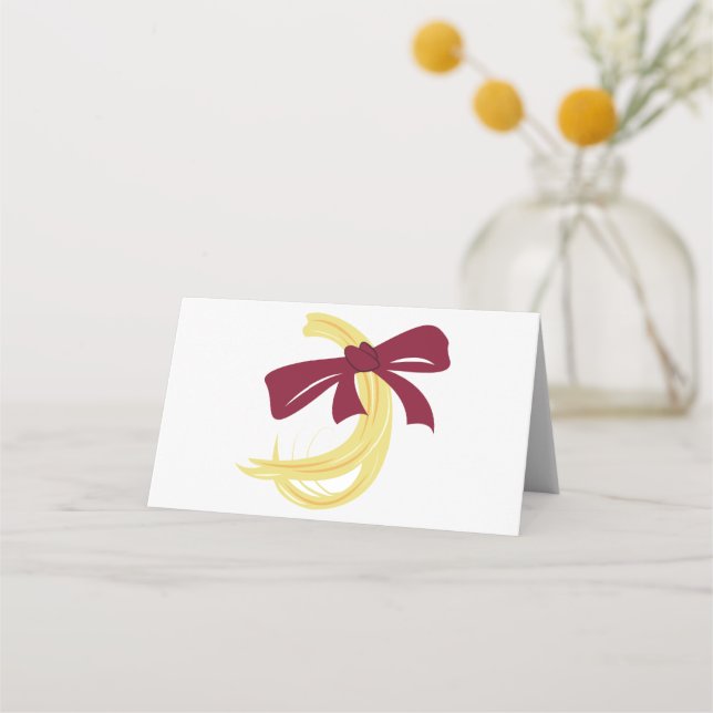 Baby's First Haircut Place Card (Front)