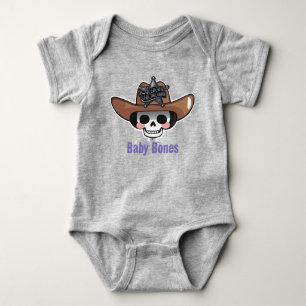 Baby's First Halloween,Baby Bones Skeleton UNISEX Baby Bodysuit