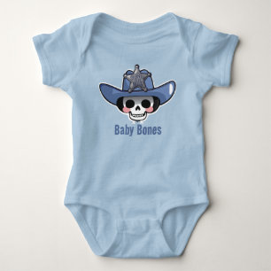 Baby's First Halloween, Skeleton Cowboy Baby Bones Bodysuit