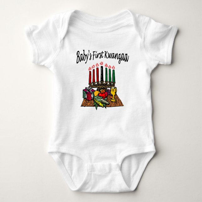 Baby's First Kwanzaa Baby Bodysuit (Front)