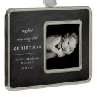 Baby's First Merry Little Christmas Photo Ornament