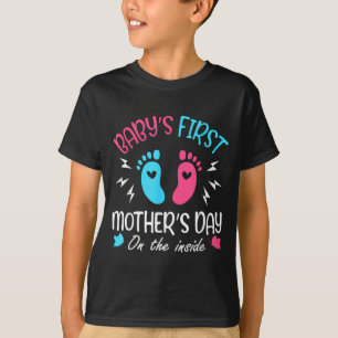 Babys First Mothers Day On The Inside T-Shirt