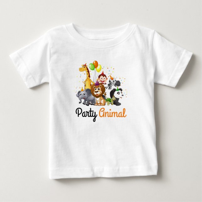 Baby's First Party Animal Tee (Front)