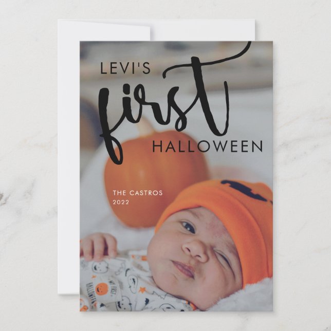 BABY'S FIRST PHOTO CARD (Front)