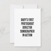 Baby's first photoshoot director – Sonographer