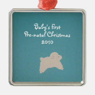 Baby's First, Pre-natal Christmas, 2010 Metal Tree Decoration