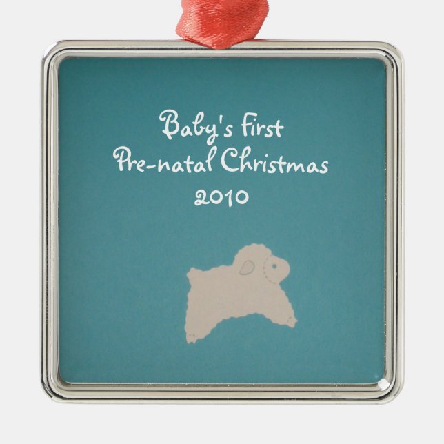 Baby's First, Pre-natal Christmas, 2010 Metal Tree Decoration (Front)