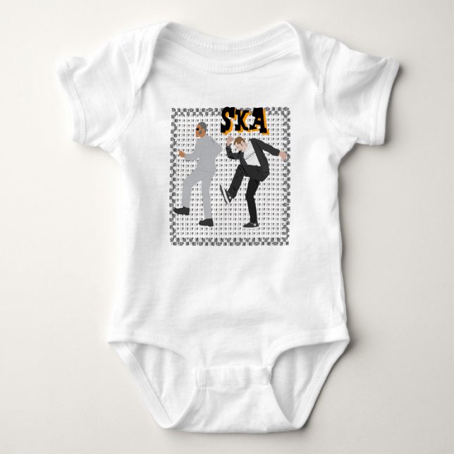 Baby's first Ska Threads! Baby Bodysuit (Front)
