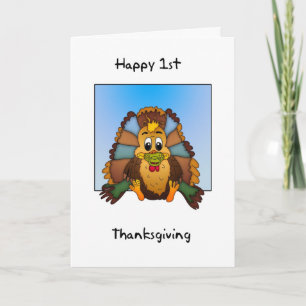 Baby's First Thanksgiving Greeting Card