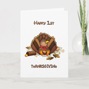 Baby's First Thanksgiving Greeting Card
