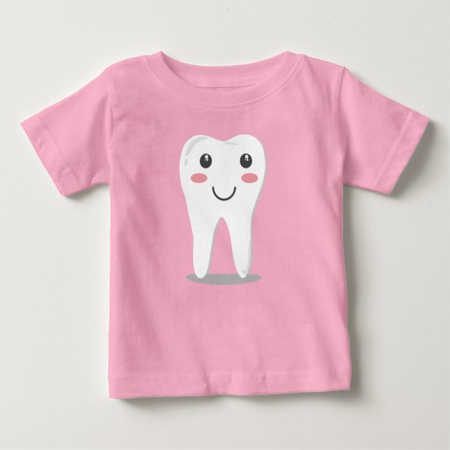 Baby's First Tooth Baby T-Shirt (Front)