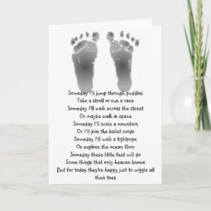 Baby's Footprint Card