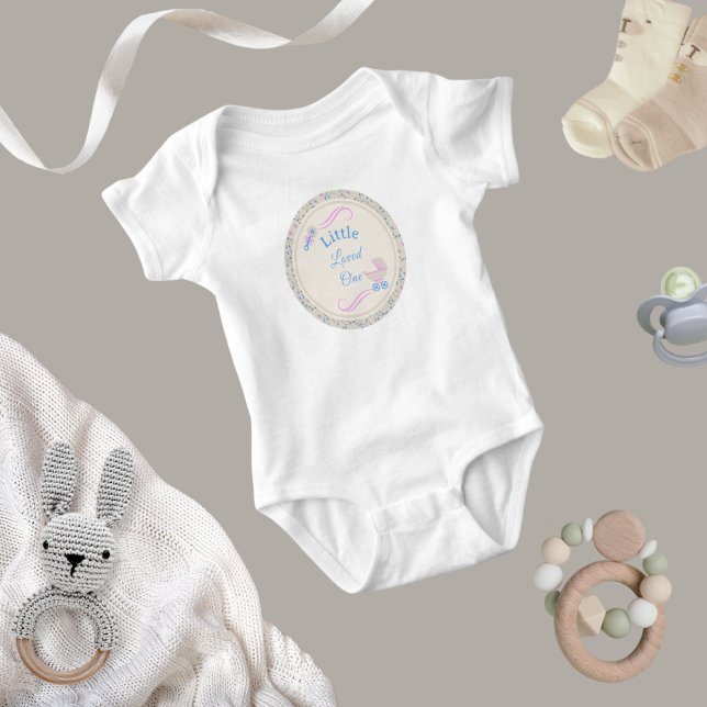 Baby's Grace Blue and Pink  Baby Bodysuit (Creator Uploaded)