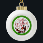 Baby's Merry Snowman First Christmas<br><div class="desc">Capture the wonder of your little one's first festive season with our enchanting "Baby's First Christmas unique Ornament." Designed to treasure those precious moments, each ornament features a heartwarming artistic rendition of winter's joy on one side and holds a space for your baby's photo on the other. Adorn your Christmas...</div>