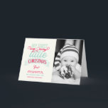 Baby's My Very Merry Little Christmas Cute Photo Holiday Card<br><div class="desc">My Very Merry Little Christmas,  Cute Whimsical Mix Typography,  Photo Holiday Birth Announcement / Baby's 1st Christmas.

Designed by fat*fa*tin. Easy to customise with your own text,  photo or image. For custom requests,  please contact fat*fa*tin directly. Custom charges apply.

www.zazzle.com/fat_fa_tin
www.zazzle.com/color_therapy
www.zazzle.com/fatfatin_blue_knot
www.zazzle.com/fatfatin_red_knot
www.zazzle.com/fatfatin_mini_me
www.zazzle.com/fatfatin_box
www.zazzle.com/fatfatin_design
www.zazzle.com/fatfatin_ink</div>