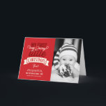 Baby's My Very Merry Little Christmas Cute Photo Holiday Card<br><div class="desc">My Very Merry Little Christmas,  Cute Whimsical Mix Typography,  Photo Holiday Birth Announcement / Baby's 1st Christmas.

Designed by fat*fa*tin. Easy to customise with your own text,  photo or image. For custom requests,  please contact fat*fa*tin directly. Custom charges apply.

www.zazzle.com/fat_fa_tin
www.zazzle.com/color_therapy
www.zazzle.com/fatfatin_blue_knot
www.zazzle.com/fatfatin_red_knot
www.zazzle.com/fatfatin_mini_me
www.zazzle.com/fatfatin_box
www.zazzle.com/fatfatin_design
www.zazzle.com/fatfatin_ink</div>