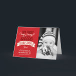 Baby's My Very Merry Little Christmas Cute Photo Holiday Card<br><div class="desc">My Very Merry Little Christmas,  Cute Whimsical Mix Typography,  Photo Holiday Birth Announcement / Baby's 1st Christmas.

Designed by fat*fa*tin. Easy to customise with your own text,  photo or image. For custom requests,  please contact fat*fa*tin directly. Custom charges apply.

www.zazzle.com/fat_fa_tin
www.zazzle.com/color_therapy
www.zazzle.com/fatfatin_blue_knot
www.zazzle.com/fatfatin_red_knot
www.zazzle.com/fatfatin_mini_me
www.zazzle.com/fatfatin_box
www.zazzle.com/fatfatin_design
www.zazzle.com/fatfatin_ink</div>