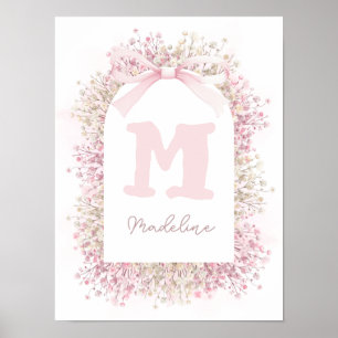 Baby's name nursery printable wall art
