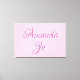 Baby's Name Wall Art (pink)