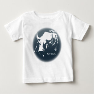 Baby's New York Shirt NYC Baby Bull Souvenir Shirt
