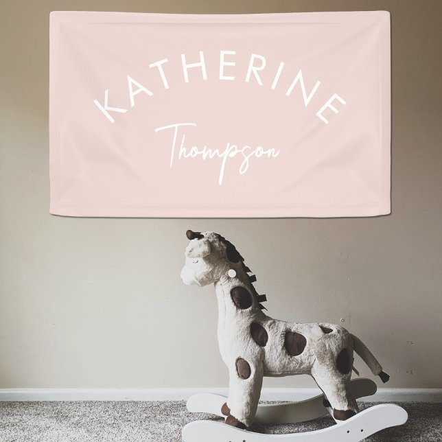 Baby's Nursery Baby Name Kids Room Wall Decor Banner (Creator Uploaded)