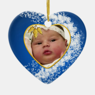 Baby's Photo Keepsake Christmas Ornament