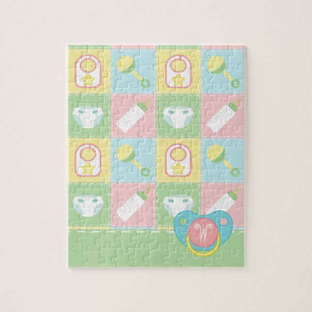Baby's Quilt Puzzle (Vertical)
