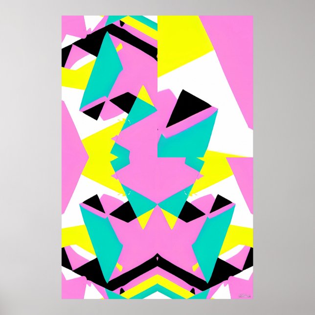 Baby's Second Memphis Design Poster (Front)