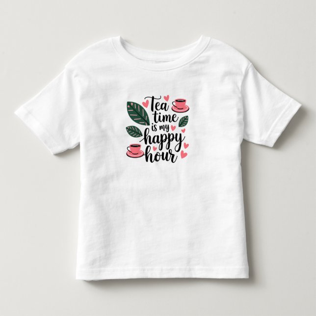 Baby's Tea Party Toddler T-Shirt (Front)