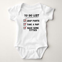 Baby's to do list
