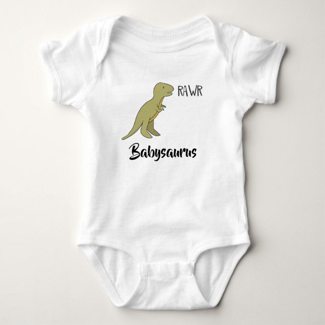 Babysaurus Baby Bodysuit (Front)