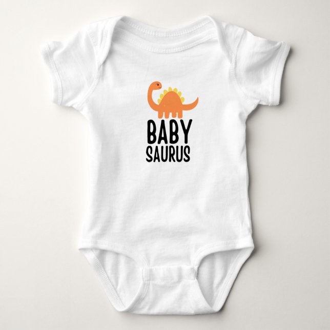 Babysaurus Baby T-Shirt Baby Bodysuit (Front)