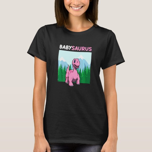 Babysaurus Dinosaur  Cute Kiddo Apatosaurus  3 T-Shirt (Front)