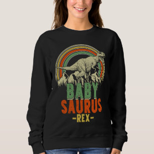 Babysaurus Rex Christmas Dinosaur Matching Family Sweatshirt